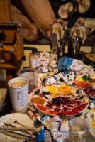An artist’s studio